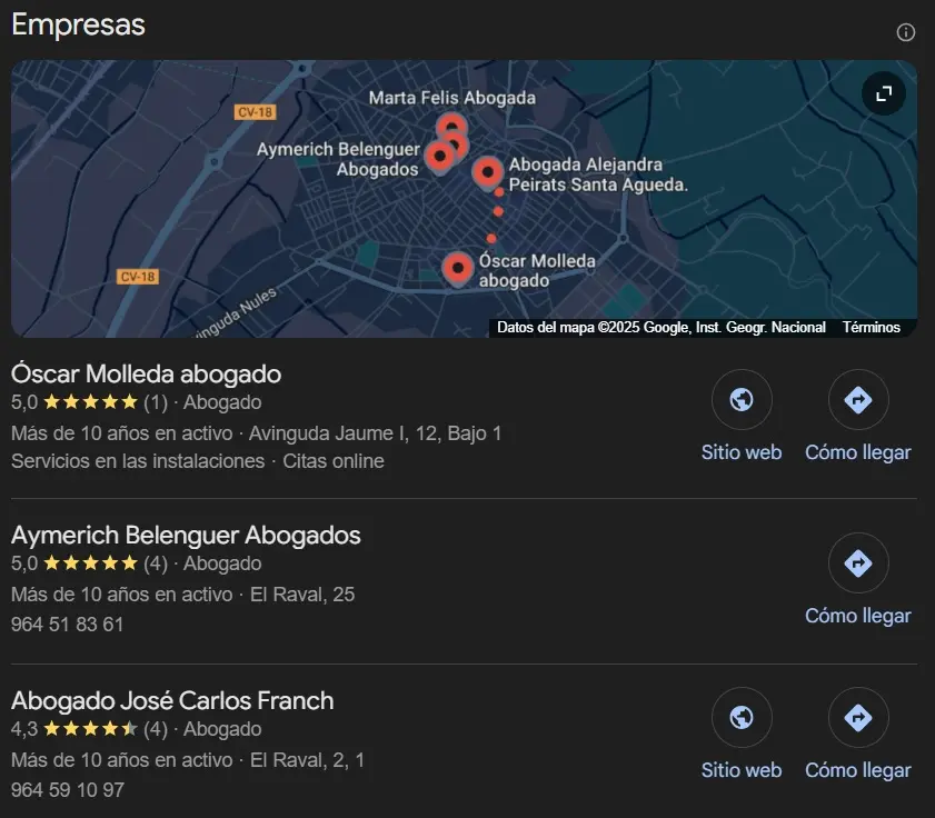 consultor de seo local en Burriana